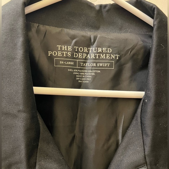 Taylor Swift TTPD Black Jacket NWOT - Picture 6 of 9